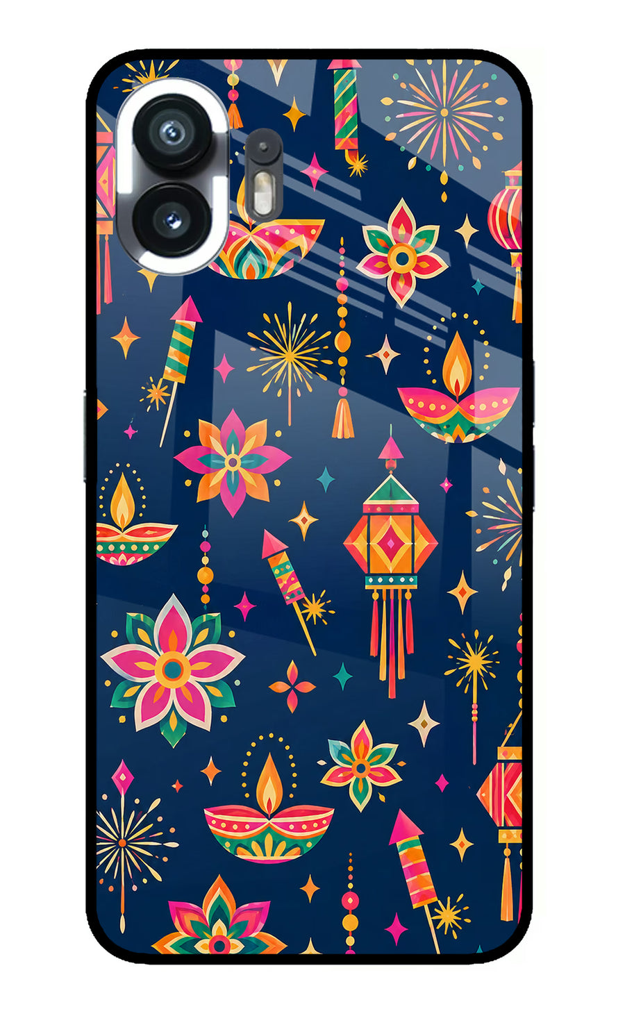 Festive Pop Nothing Phone 2 Back Cover, Metal case