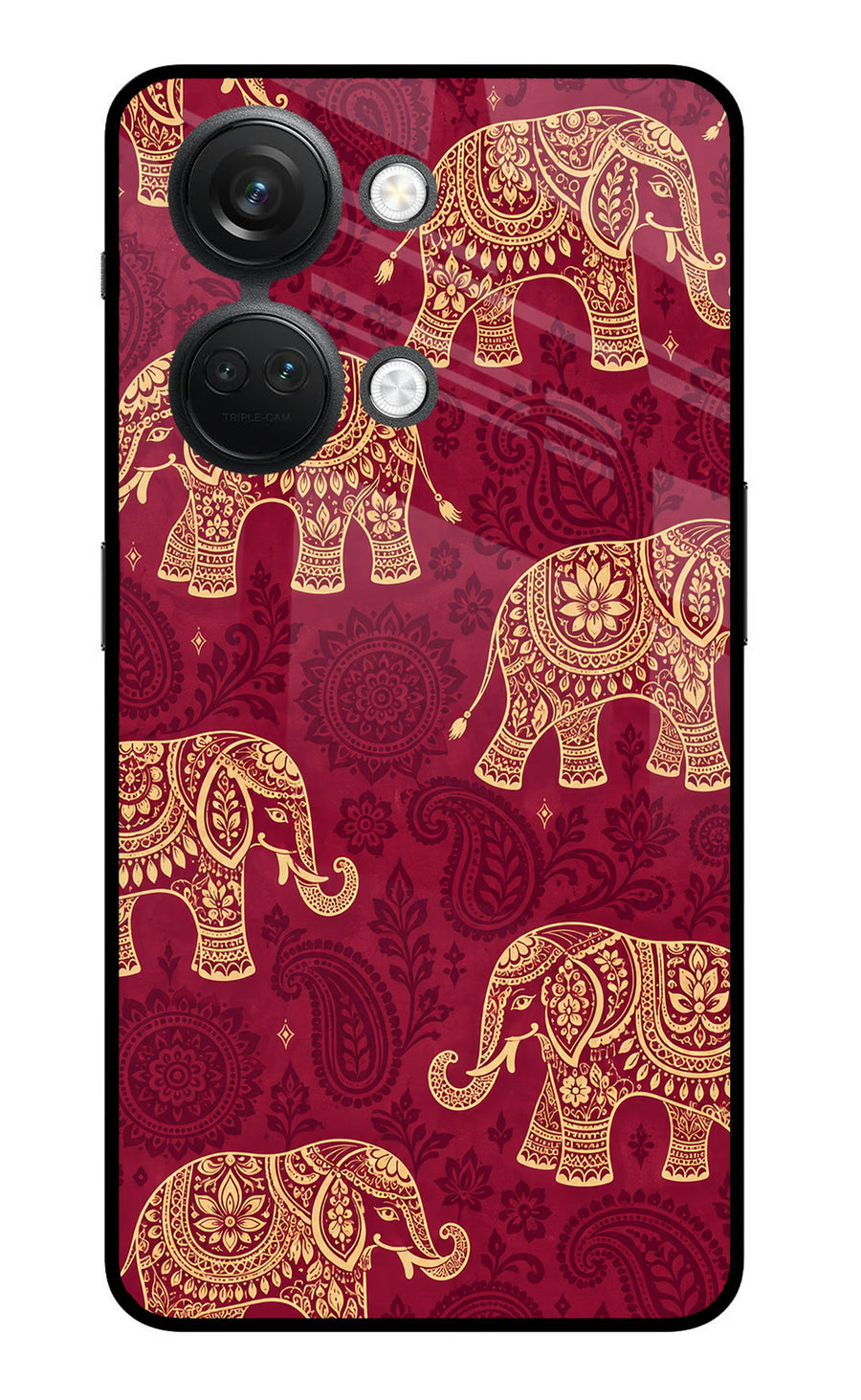 Maroon Elephant OnePlus Nord 3 5G Back Cover, Metal case
