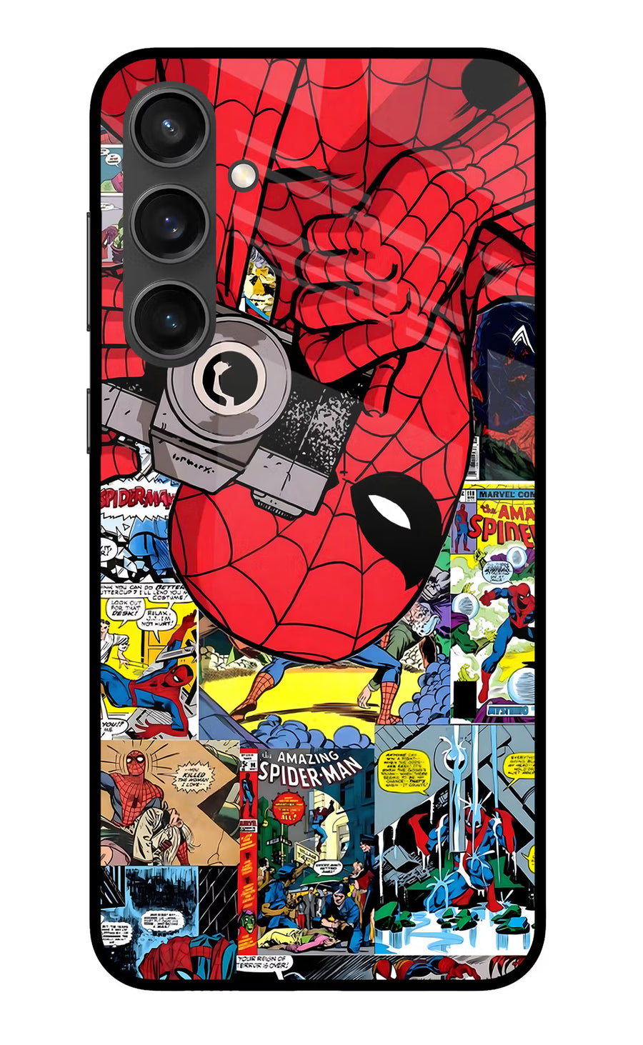 Spider Man Samsung S23 FE 5G Back Cover, Metal case