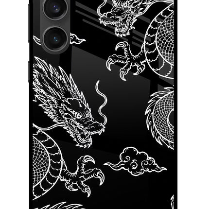 Twin Dragons Samsung S23 FE 5G Metal Case Back Cover by Casekaro