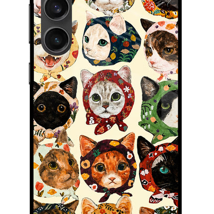 Cool Cat Samsung S23 FE 5G Metal Case Back Cover by Casekaro