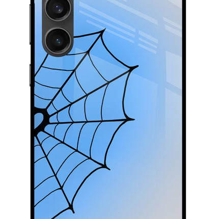 Blue Web Samsung S23 FE 5G Metal Case Back Cover by Casekaro