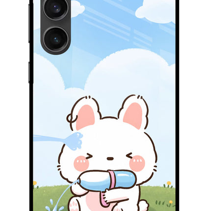 Bunny Treat Samsung S23 FE 5G Metal Case Back Cover by Casekaro