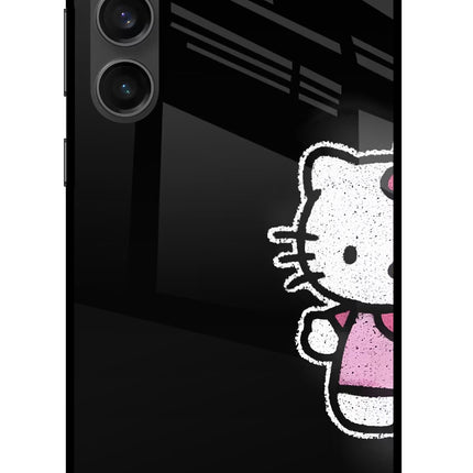 Kitty Charm Samsung S23 FE 5G Metal Case Back Cover by Casekaro