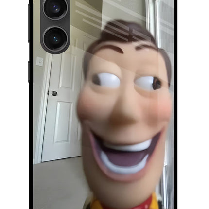 Side Eye Woody Samsung S23 FE 5G Metal Case Back Cover by Casekaro