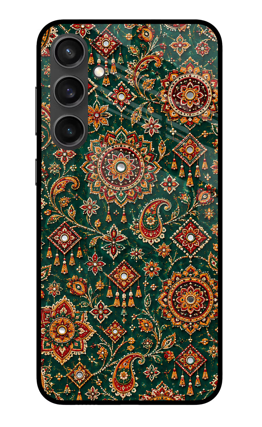 Green Pataka Samsung S23 FE 5G Back Cover, Metal case