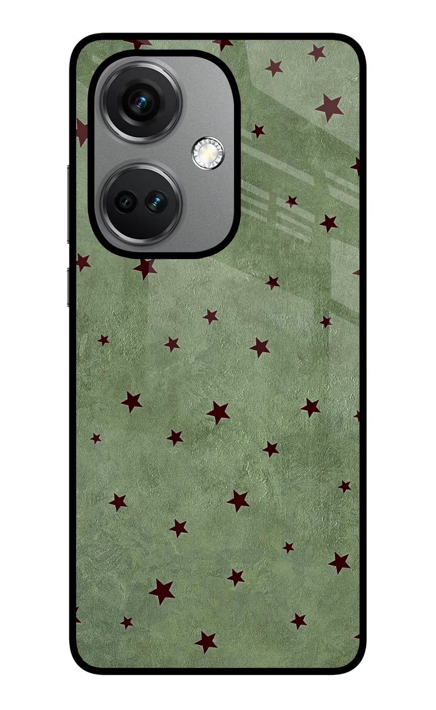 Green Stars OnePlus Nord CE 3 5G Back Cover, Metal case