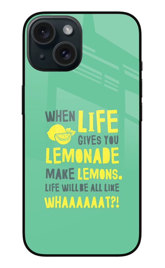 Quote iPhone 15 Metal Case