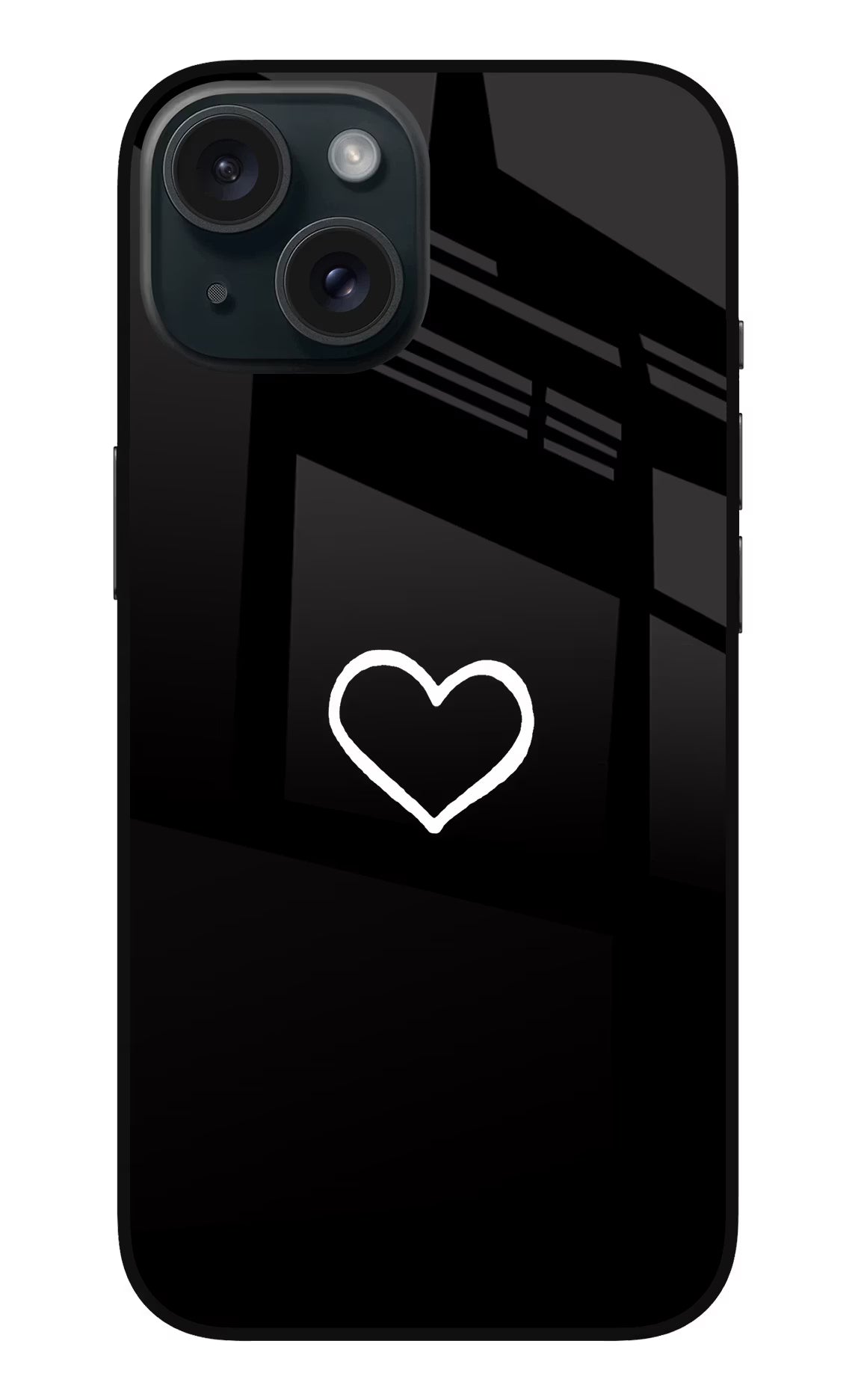 Heart iPhone 15 Metal Case