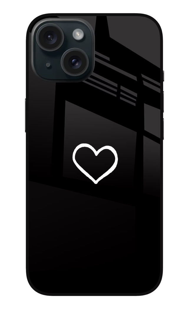 Heart iPhone 15 Metal Case