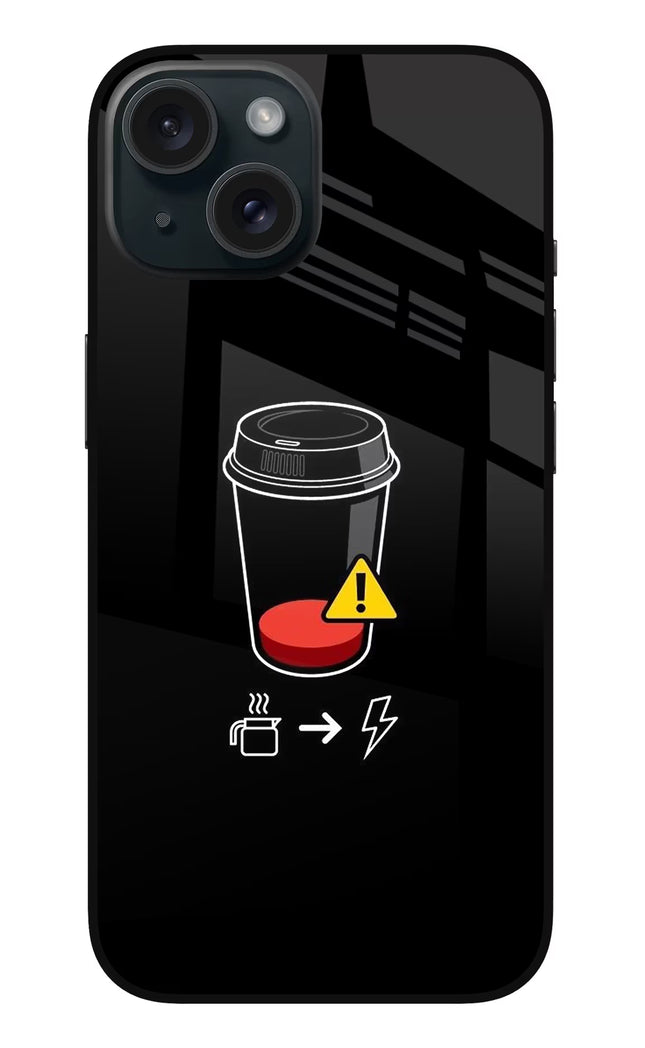 Coffee iPhone 15 Metal Case