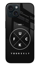 Go Fuck Yourself iPhone 15 Metal Case