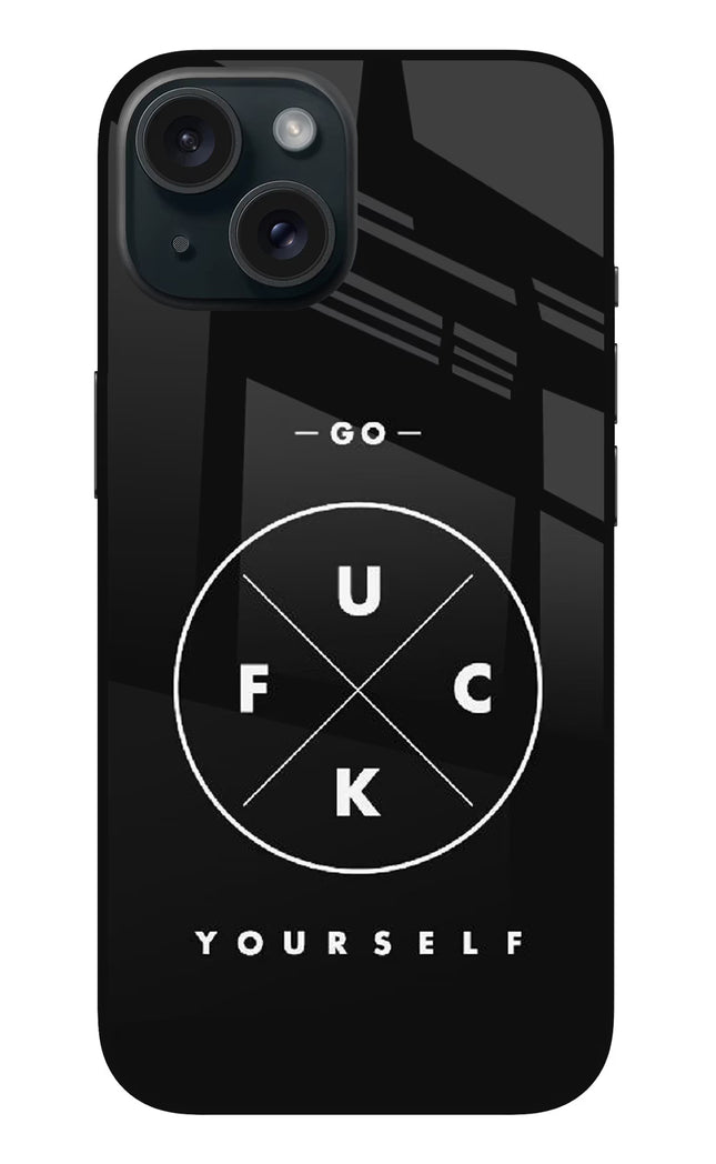 Go Fuck Yourself iPhone 15 Metal Case