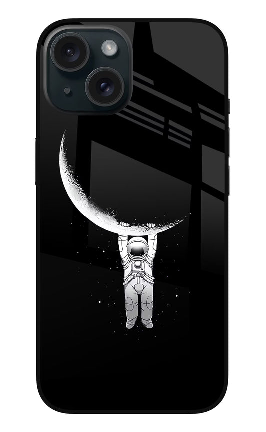 Moon Space iPhone 15 Metal Case