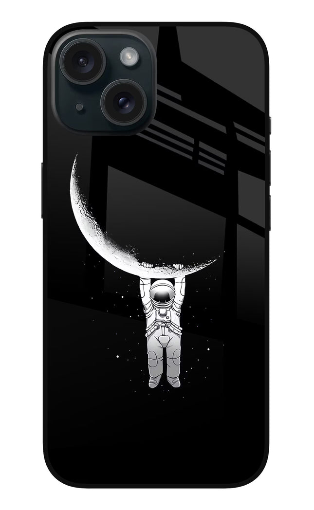 Moon Space iPhone 15 Metal Case