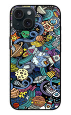 Space Abstract iPhone 15 Metal Case