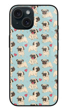 Pug Dog iPhone 15 Metal Case