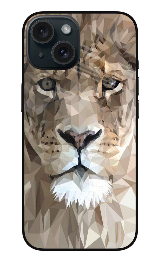 Lion Art iPhone 15 Metal Case