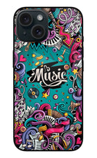 Music Graffiti iPhone 15 Metal Case