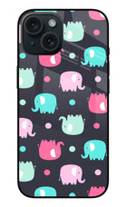 Elephants iPhone 15 Metal Case