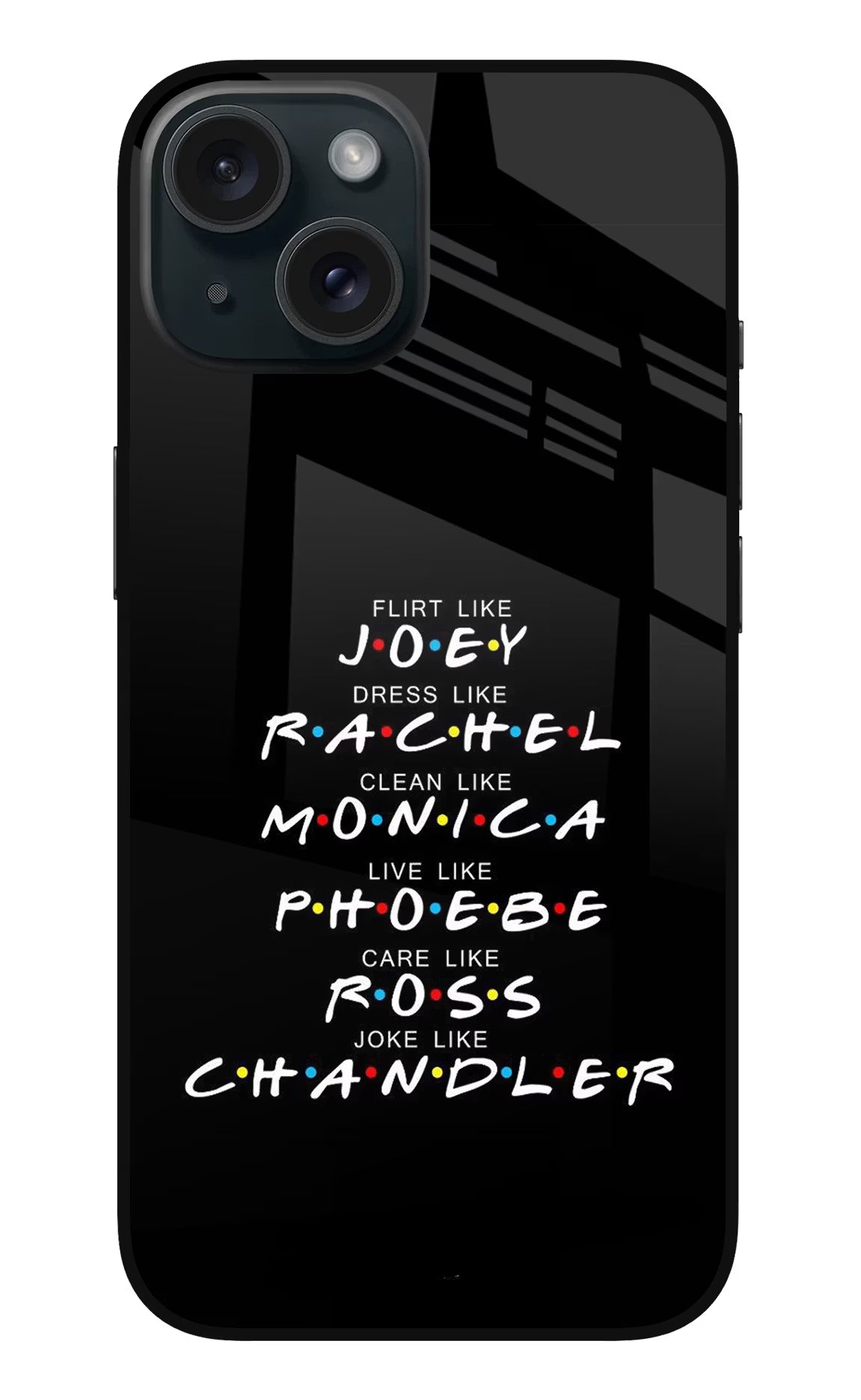 FRIENDS Character iPhone 15 Metal Case