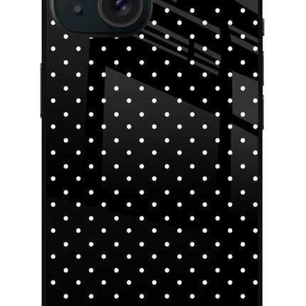 White Dots iPhone 15 Metal Case