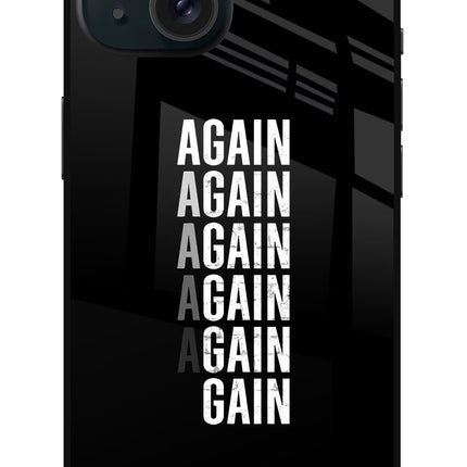 Again Again Gain iPhone 15 Metal Case