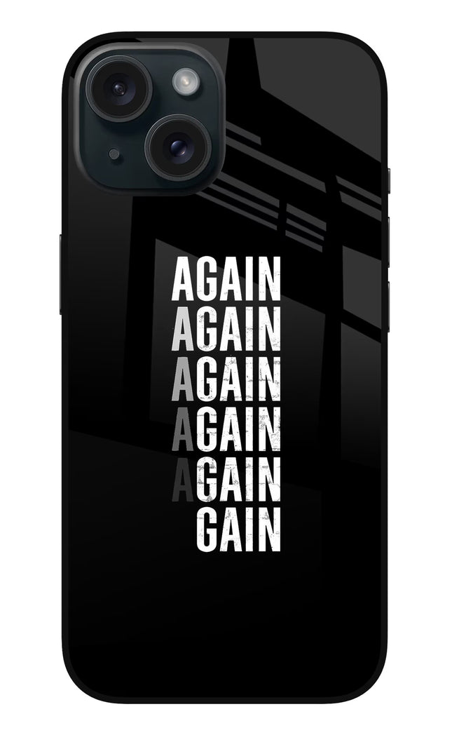 Again Again Gain iPhone 15 Metal Case