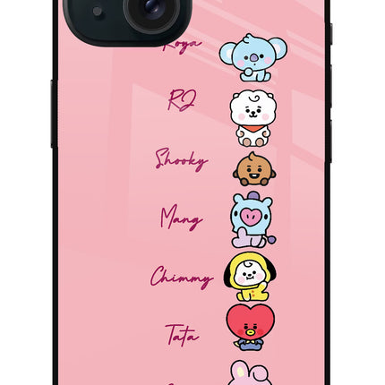 BTS names iPhone 15 Metal Case
