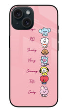 BTS names iPhone 15 Metal Case