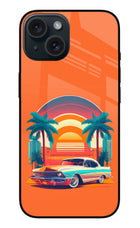 Palm Drive 80s iPhone 15 Metal Case
