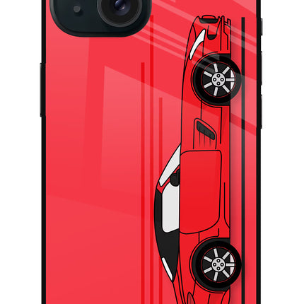 Red Velocity iPhone 15 Metal Case