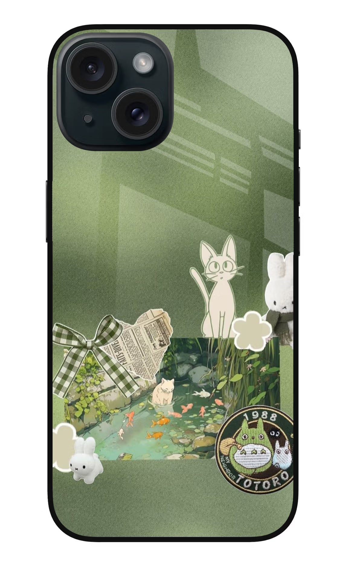 Aesthetic anime iPhone 15 Metal Case Back Cover by Casekaro