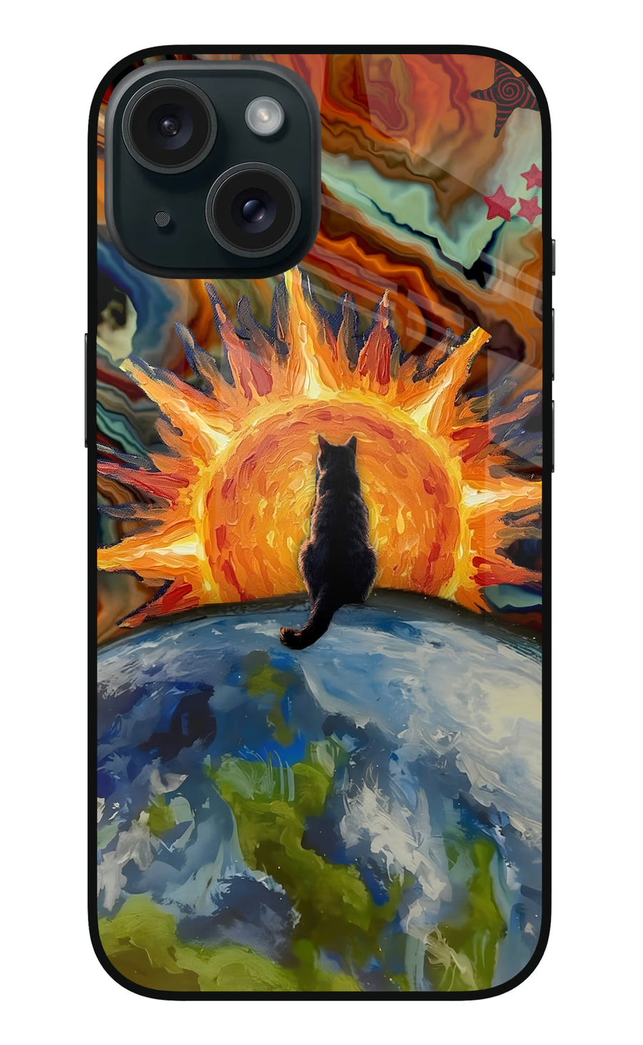 Sunrise Beyond iPhone 15 Back Cover, Metal case