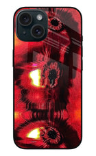 Fire Eye iPhone 15 Metal Case Back Cover by Casekaro