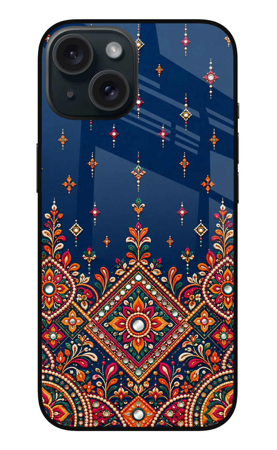Neel Noor iPhone 15 Back Cover, Metal case