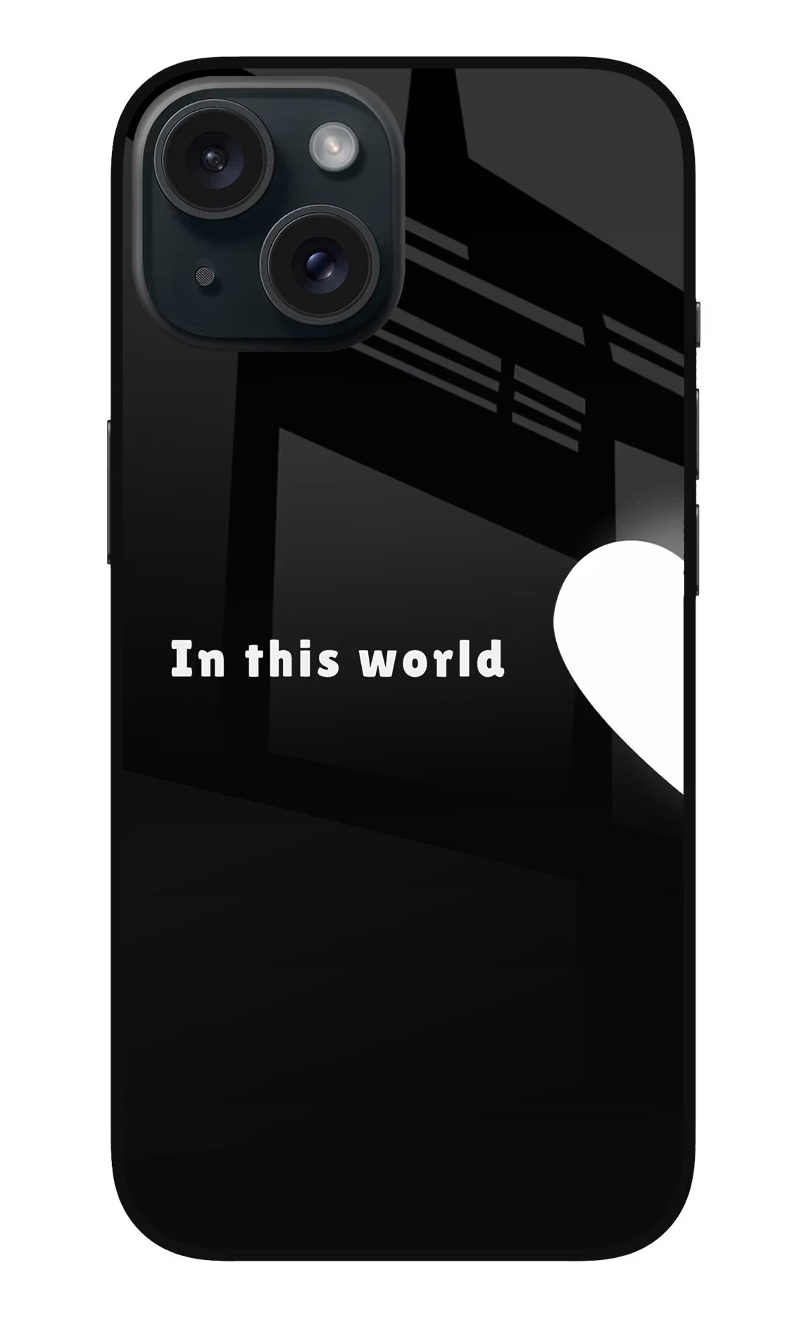 This World iPhone 15 Plus Metal Case Back Cover by Casekaro