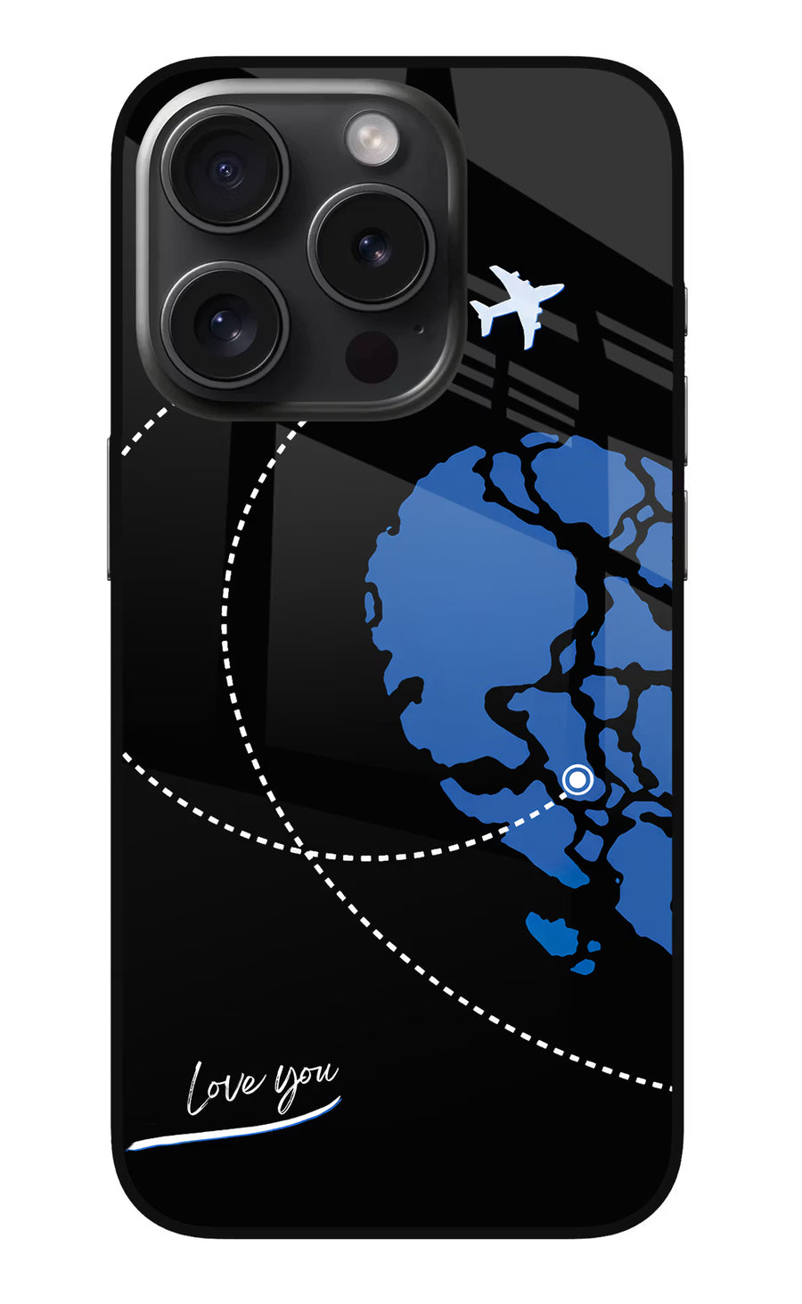 Love Orbit iPhone 15 Pro Back Cover, Metal case