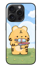 Tiger Treat iPhone 15 Pro Metal Case Back Cover by Casekaro