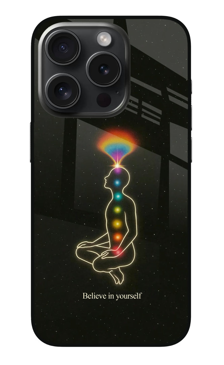 Believe in yourself iPhone 15 Pro Back Cover, Metal case