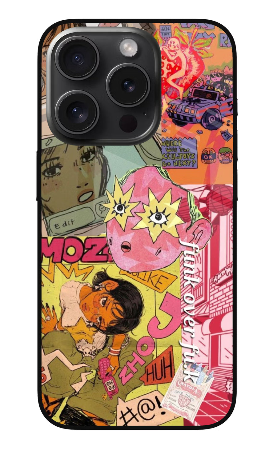 Funkover iPhone 15 Pro Max Back Cover, Metal case