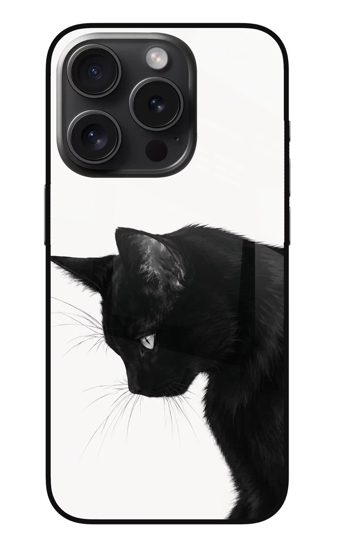 Shadow Gaze iPhone 15 Pro Max Metal Case Back Cover by Casekaro