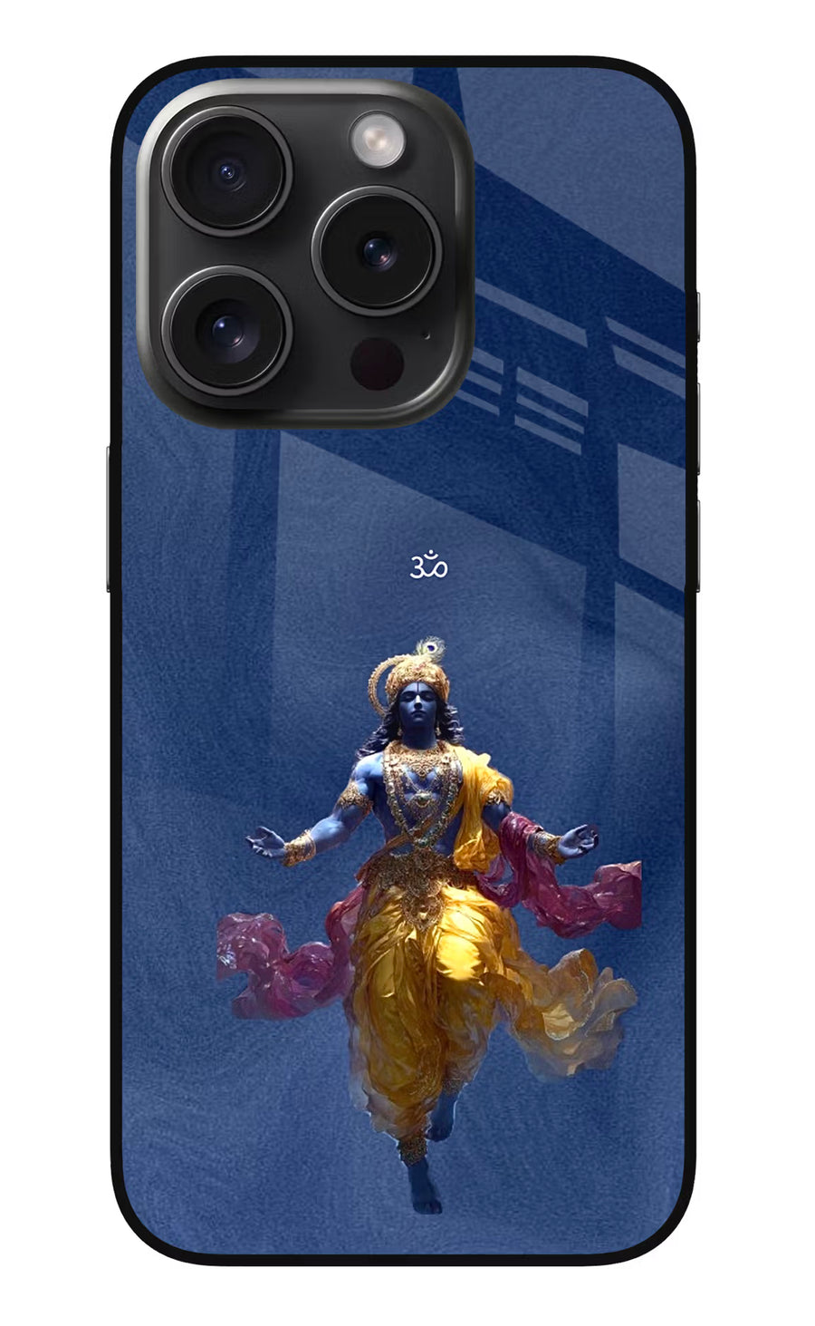 Cosmic Krishna iPhone 15 Pro Max Back Cover, Metal case