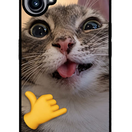 Silly Cat Call Nothing Phone 1 Metal Case Back Cover by Casekaro