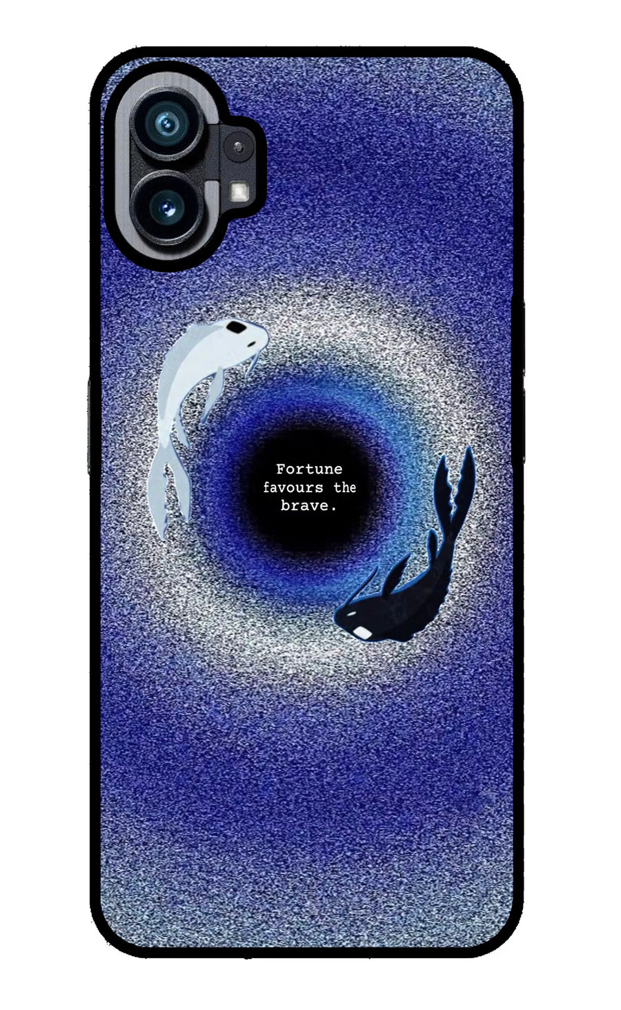 Dark Koi Nothing Phone 1 Back Cover, Metal case