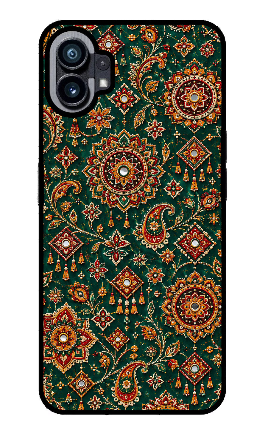 Green Pataka Nothing Phone 1 Back Cover, Metal case