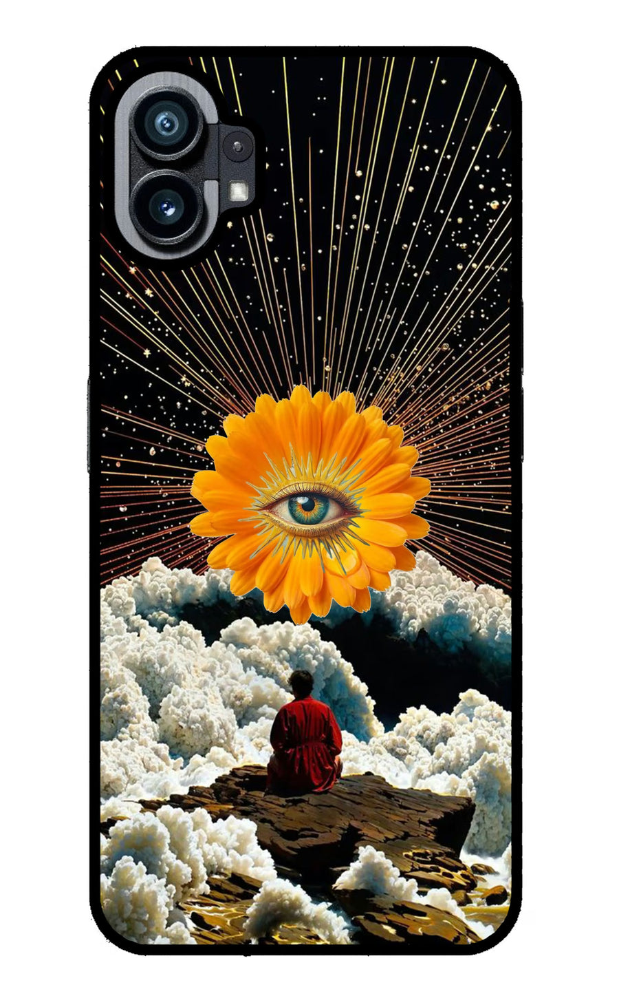 Cosmic Flower Nothing Phone 1 Back Cover, Metal case