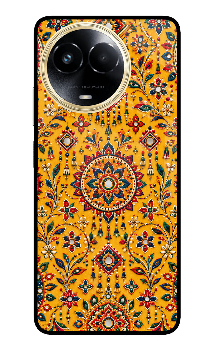 Sunlit Aura Realme 11 5G/11X 5G/C67 Back Cover, Metal case