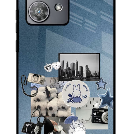 Miffy Moto Edge 40 Neo Metal Case Back Cover by Casekaro