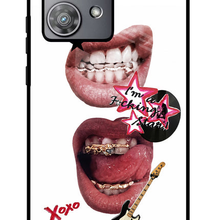 Rockstar Moto Edge 40 Neo Metal Case Back Cover by Casekaro